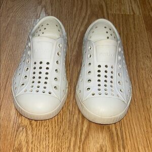 Native Kids White Shoes